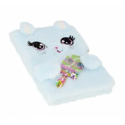 Pluche Dagboek Kat met Slot, A5