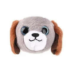 Pluche Klaparmband Hondje Grijs