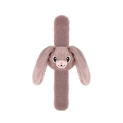 Pluche Klaparmband Konijn Hangoren Grijs