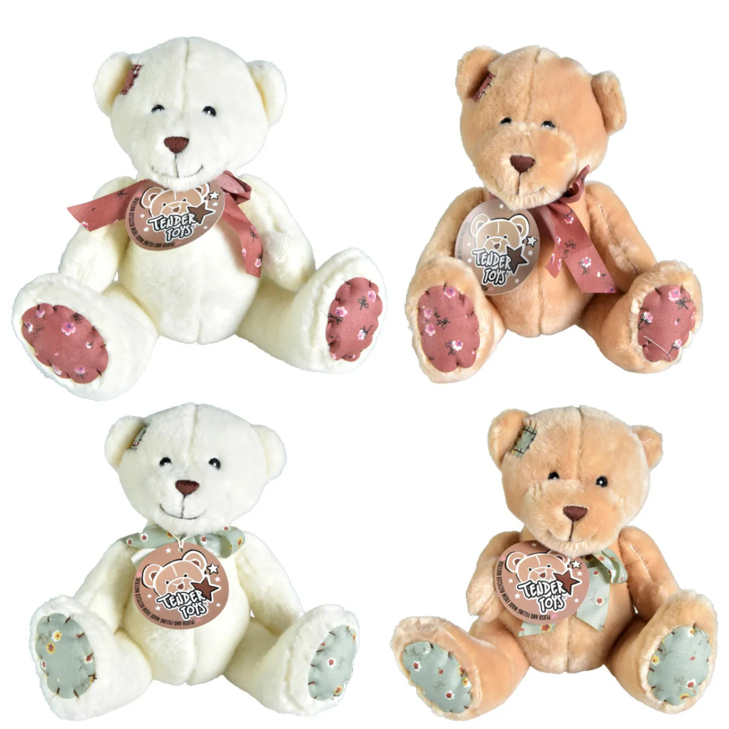 Pluchen Beer met Strik