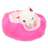 Pluchen Kat in Mand