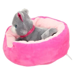 Pluchen Kat in Mand