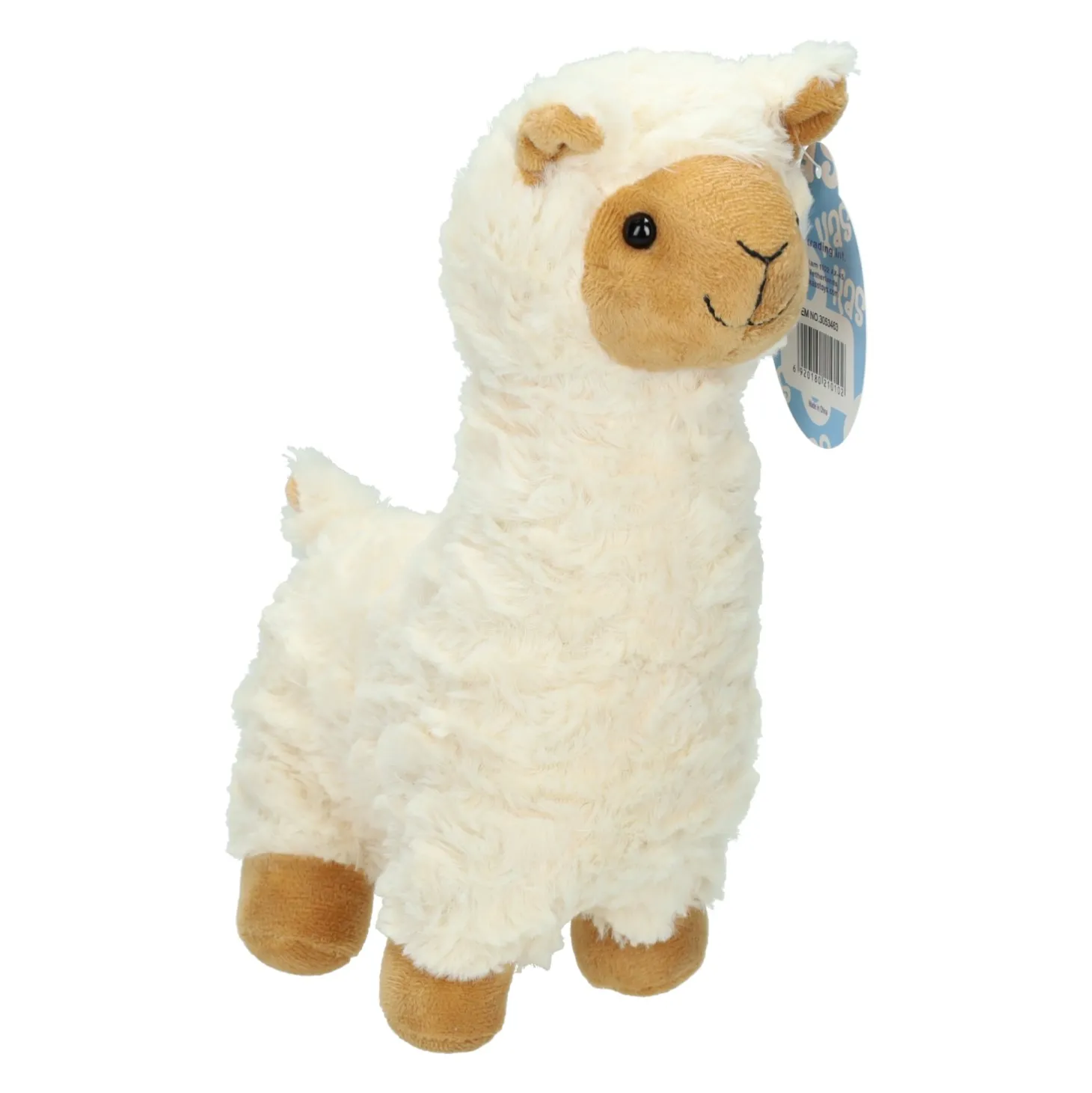 Pluchen Witte Alpaca Knuffel - 28cm