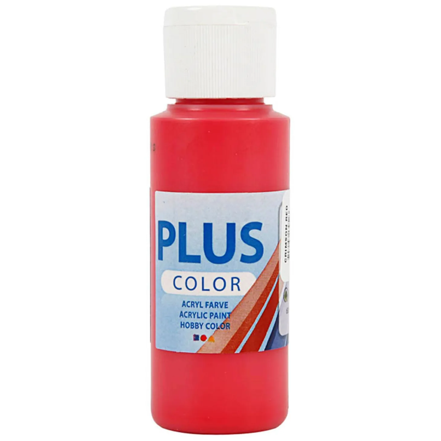 Plus Color Acrylverf Crimson Red, 60ml