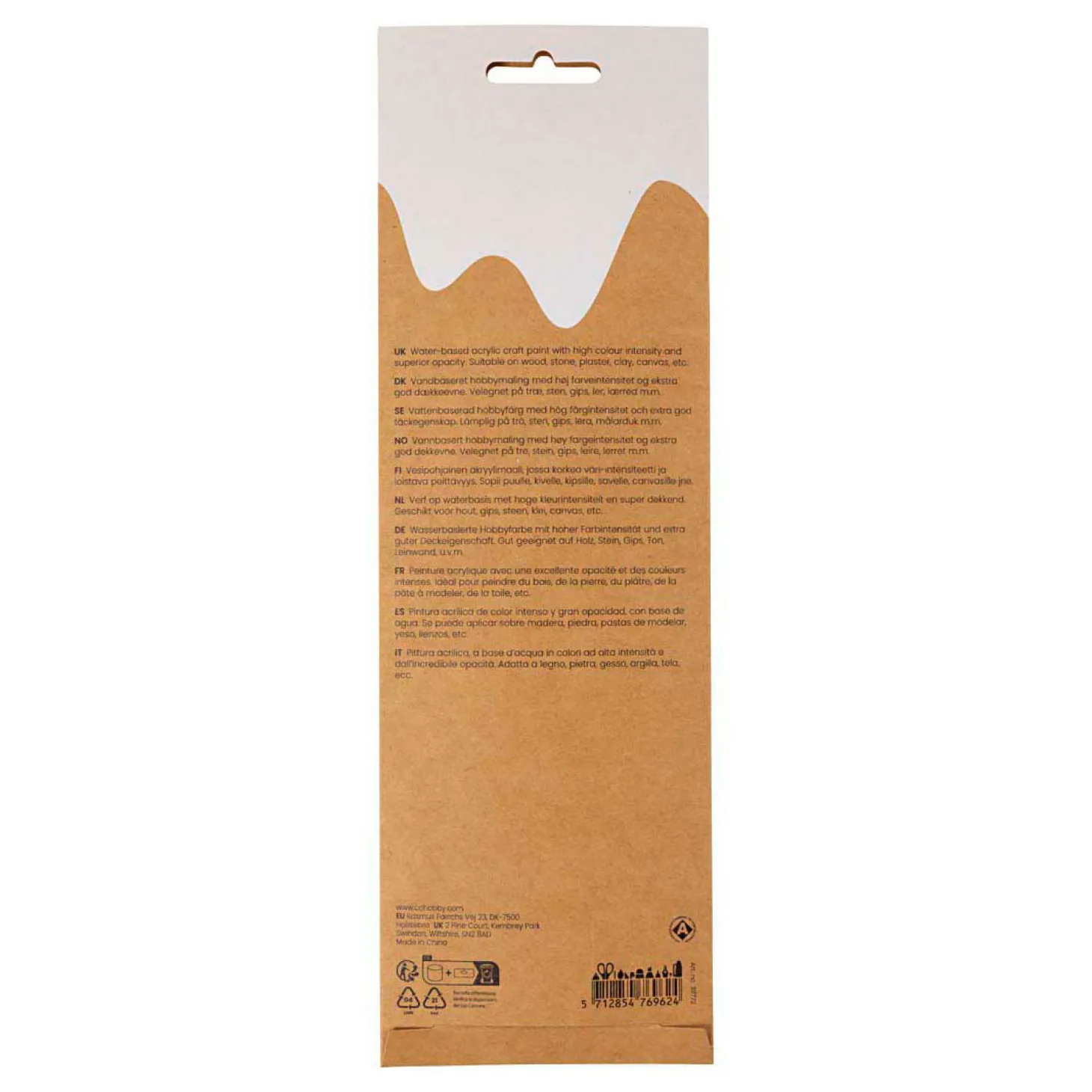 Plus Color Acrylverf Paars en Roze Harmonie - 6x5ml.