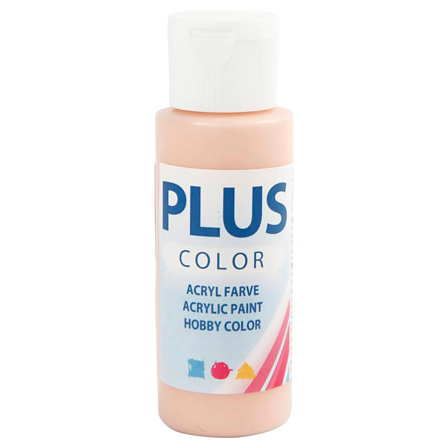 Plus Color Acrylverf Peach, 60ml