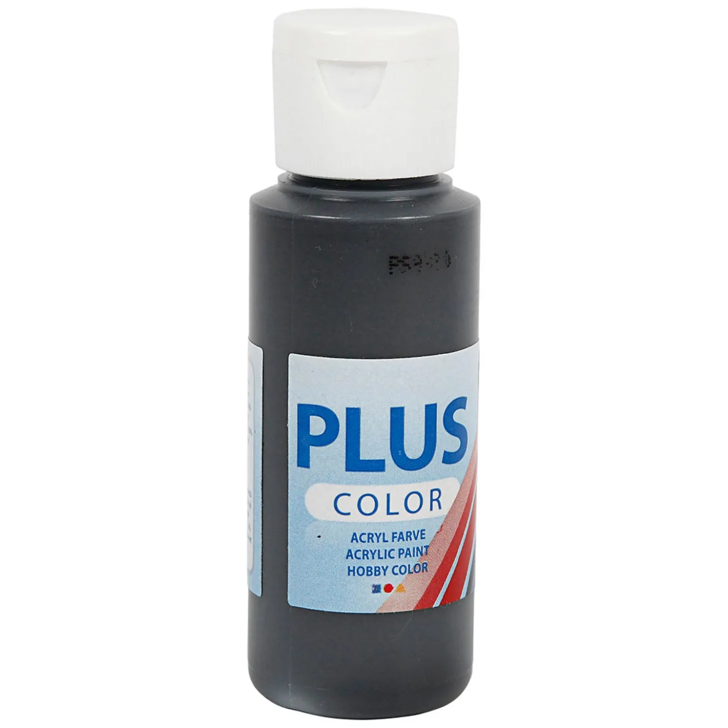 Plus Color Acrylverf Zwart, 60ml