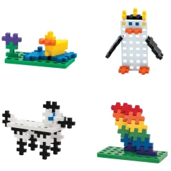 Plus-Plus BIG Bouwplaat Wit/Groen, 2st.