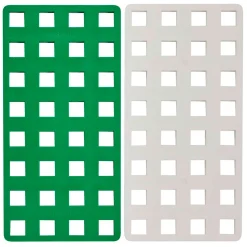 Plus-Plus BIG Bouwplaat Wit/Groen, 2st.