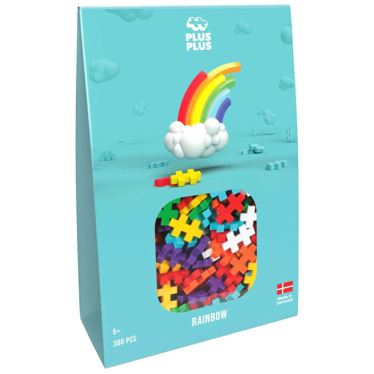 Plus-Plus Regenboog Bouwset, 300st.
