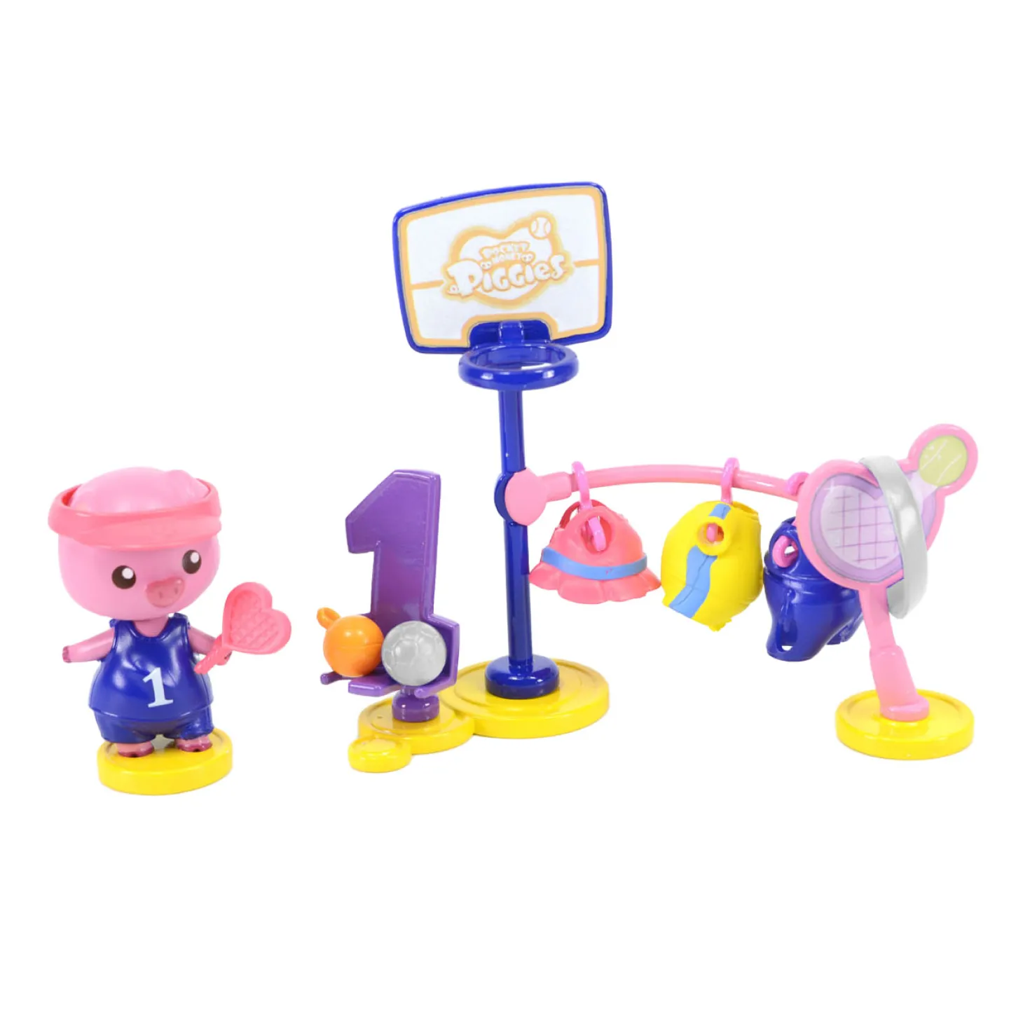 Pockey Money Piggies Speelfiguur met Spaarpot - Sports Pack