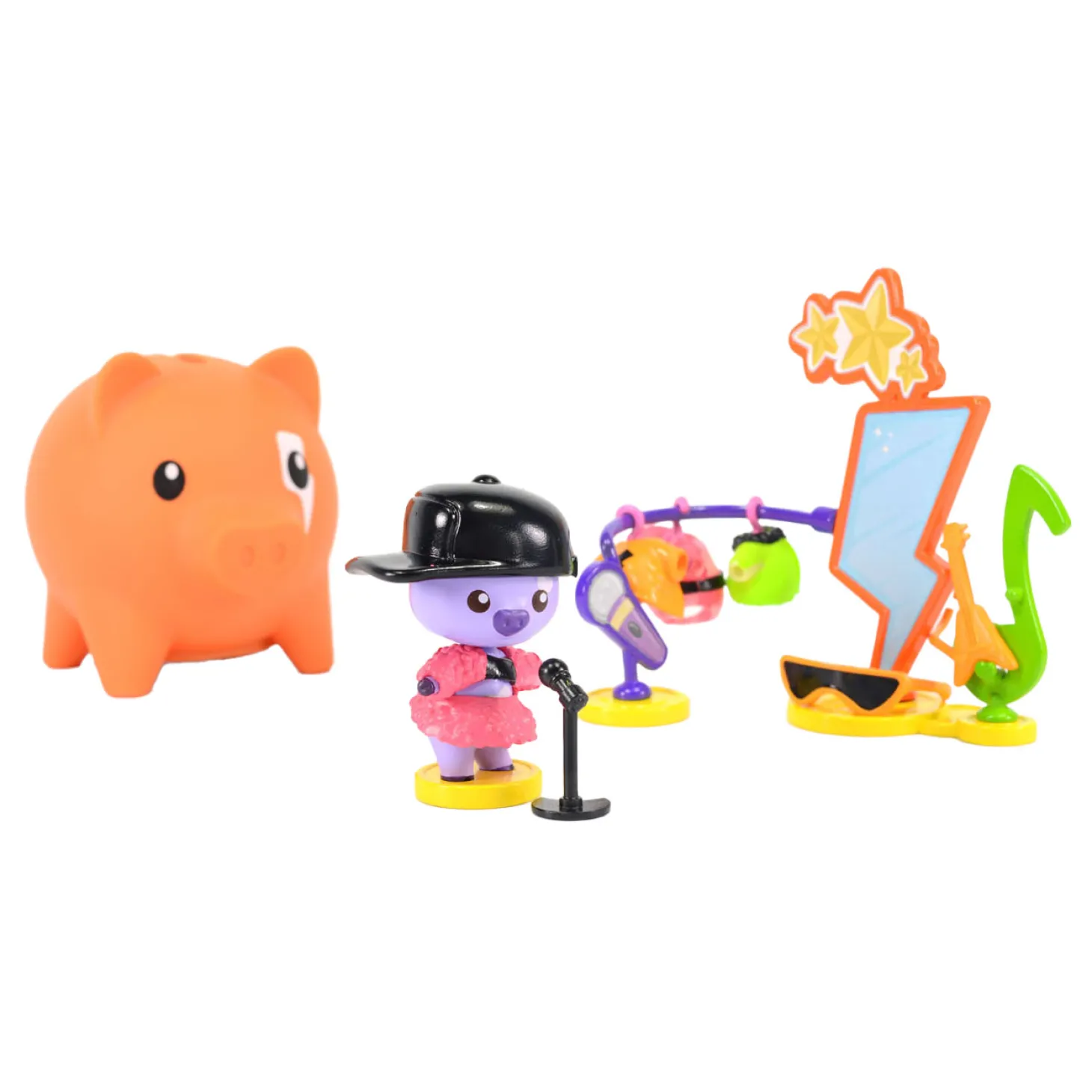 Pockey Money Piggies Speelfiguur met Spaarpot - Popstar Pack