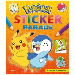 Pokemon Sticker Parade Kleur- en Stickerboek