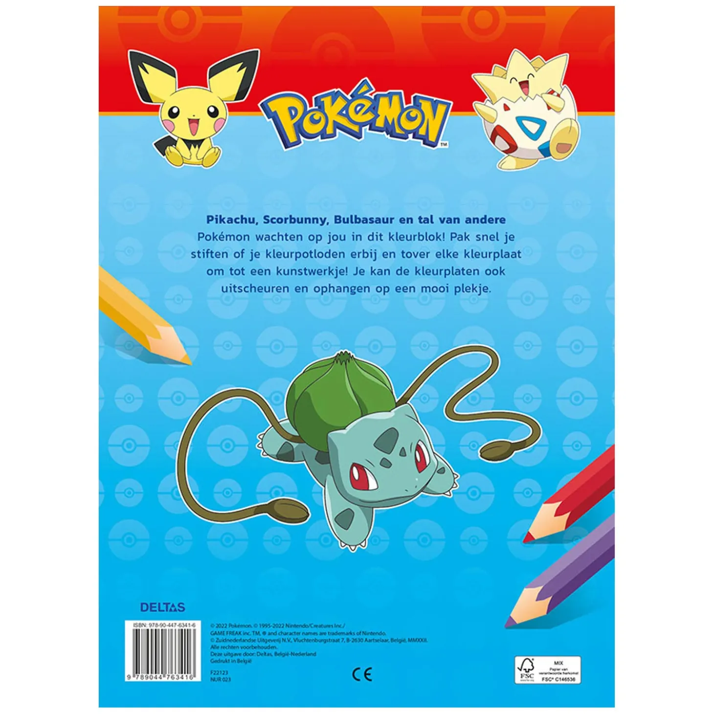 Pokémon Color Kleurboek
