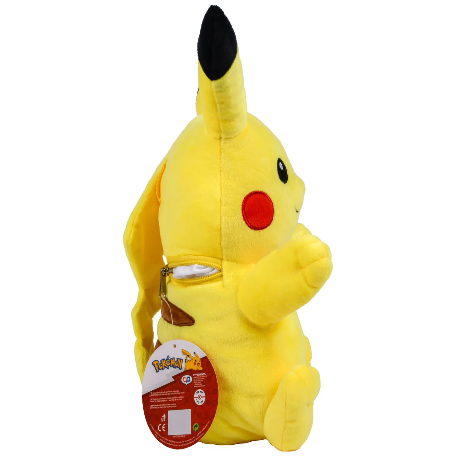 Pokémon 3D Rugtas Pluche Pikachu