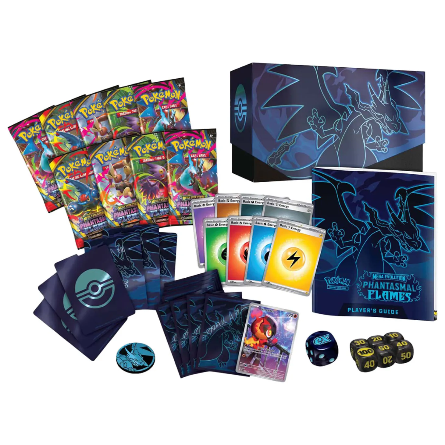 Pokémon Mega Evolution Phantasmal Flames Elite Trainer Box