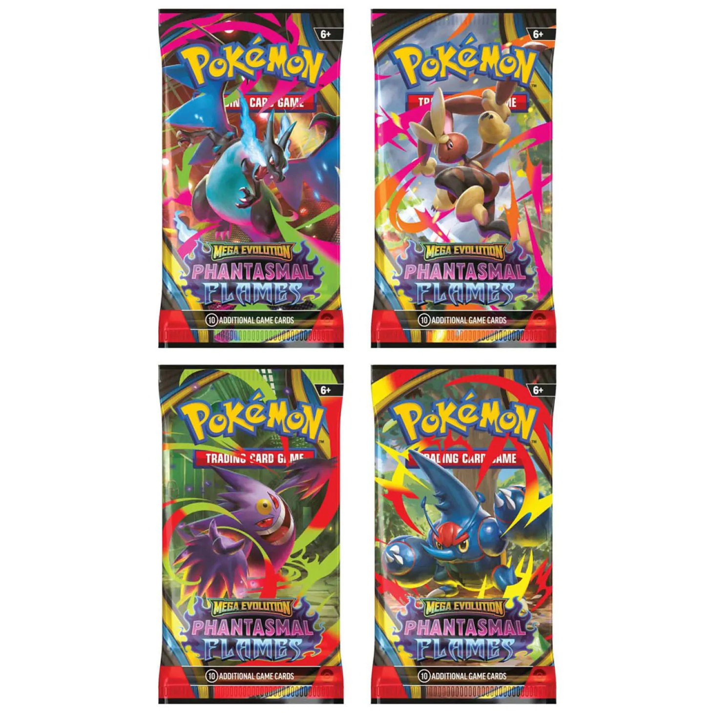 Pokémon Mega Evolution Phantasmal Flames Booster