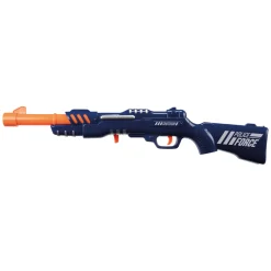 Politie Geweer Blauw met 6 Foampijlen