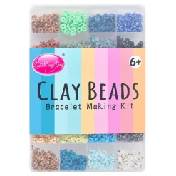 Polymeer Kralen Blauw-Groen Tinten