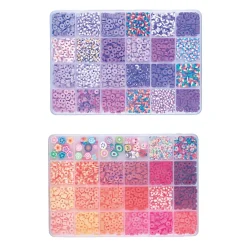 Polymeer Kralen Paars-Roze Tinten