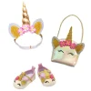 Poppen Accessoires Glitter Eenhoorn Set, 30-34 cm
