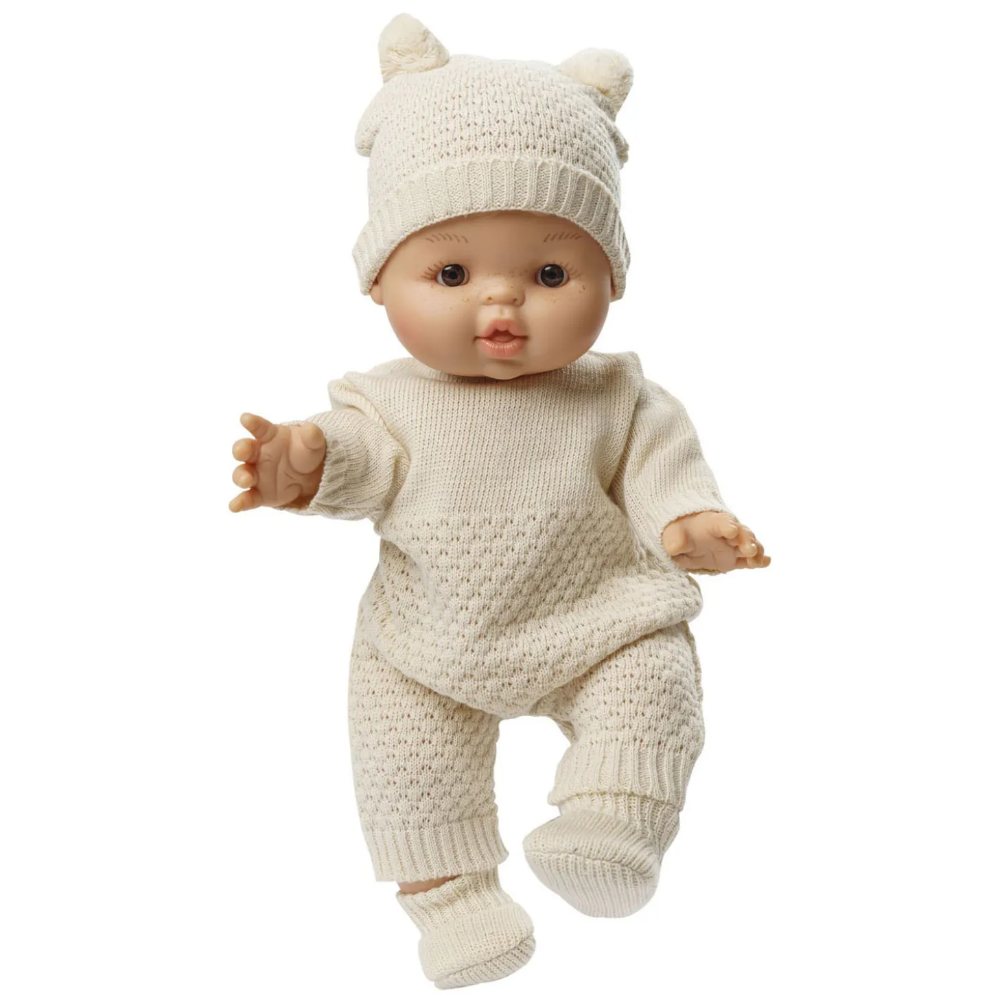 Poppen Brei Overall Ecru, 28-35cm