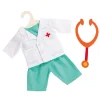 Poppen Doktersoutfit met Stethoscoop, 38-45 cm