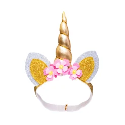 Poppen Haarband Eenhoorn, 35-45 cm