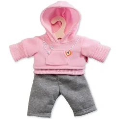 Poppen Jogging Outfit - Roze, 35-45 cm