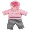 Poppen Jogging Outfit - Roze, 28-33 cm