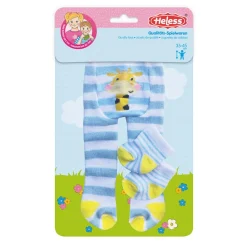 Poppen Panty en sokken Blauw, 35-45 cm