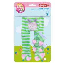 Poppen Panty en sokken Groen, 28-35 cm