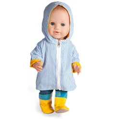 Poppen Regenjas Dubbelzijdig, 28-35 cm