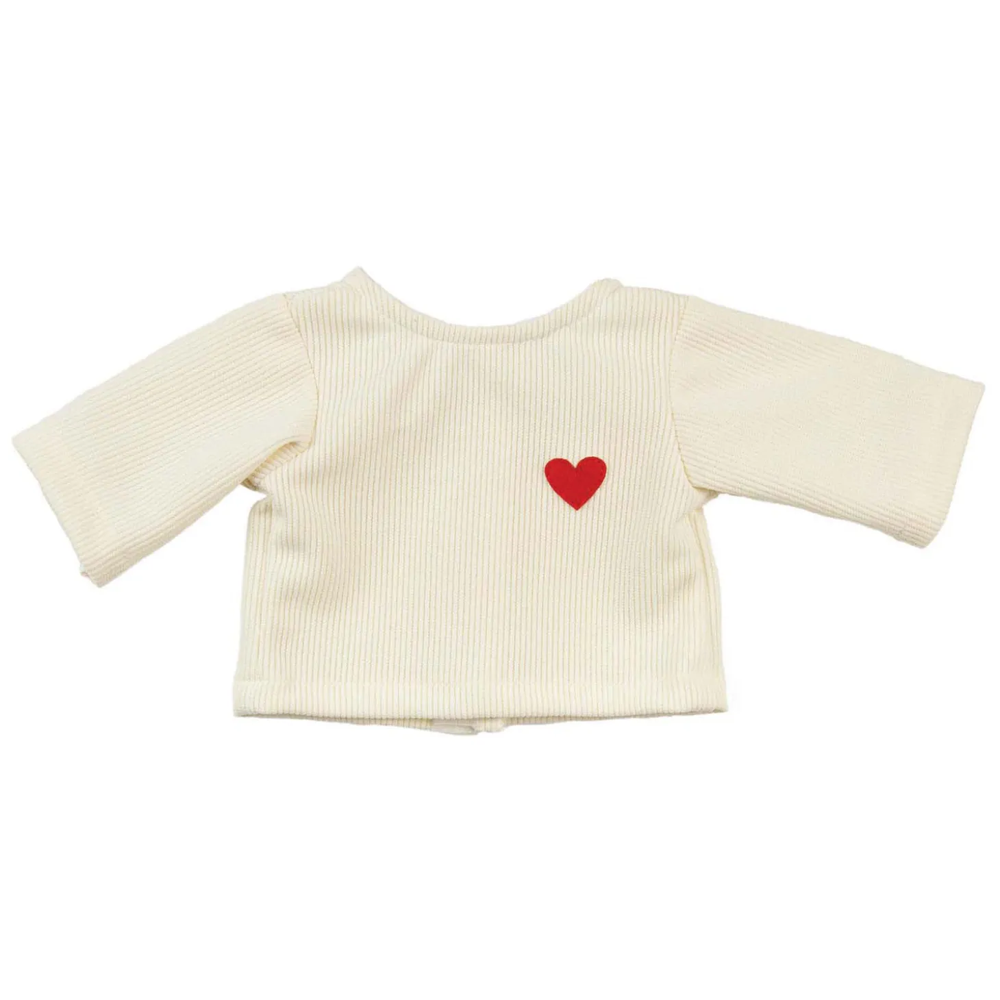 Poppen Ribfluwelen Broek Hartjesconfetti, 35-45 cm