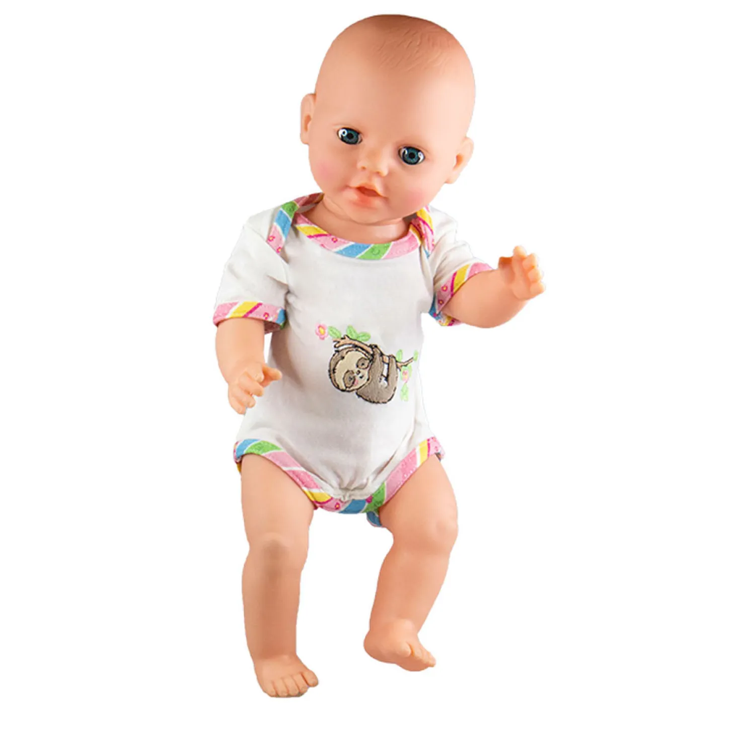 Poppen Romper Luiaard, 28-35 cm