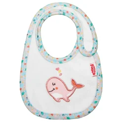 Poppen Slabbetje Roze Walvis