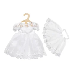 Poppen Trouwjurk met Sluier, 28-35 cm