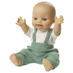 Poppen Tuinbroek Groen, 35-45 cm