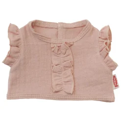 Poppen Wikkelrok Roze met Ruches, 35-45 cm