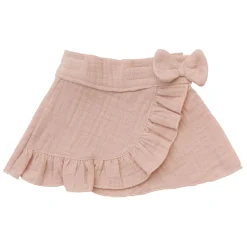 Poppen Wikkelrok Roze met Ruches, 35-45 cm