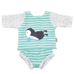 Poppen Zwemset Pinguin, 35-45 cm