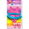Poppenbikini met Slippers, 28-35 cm