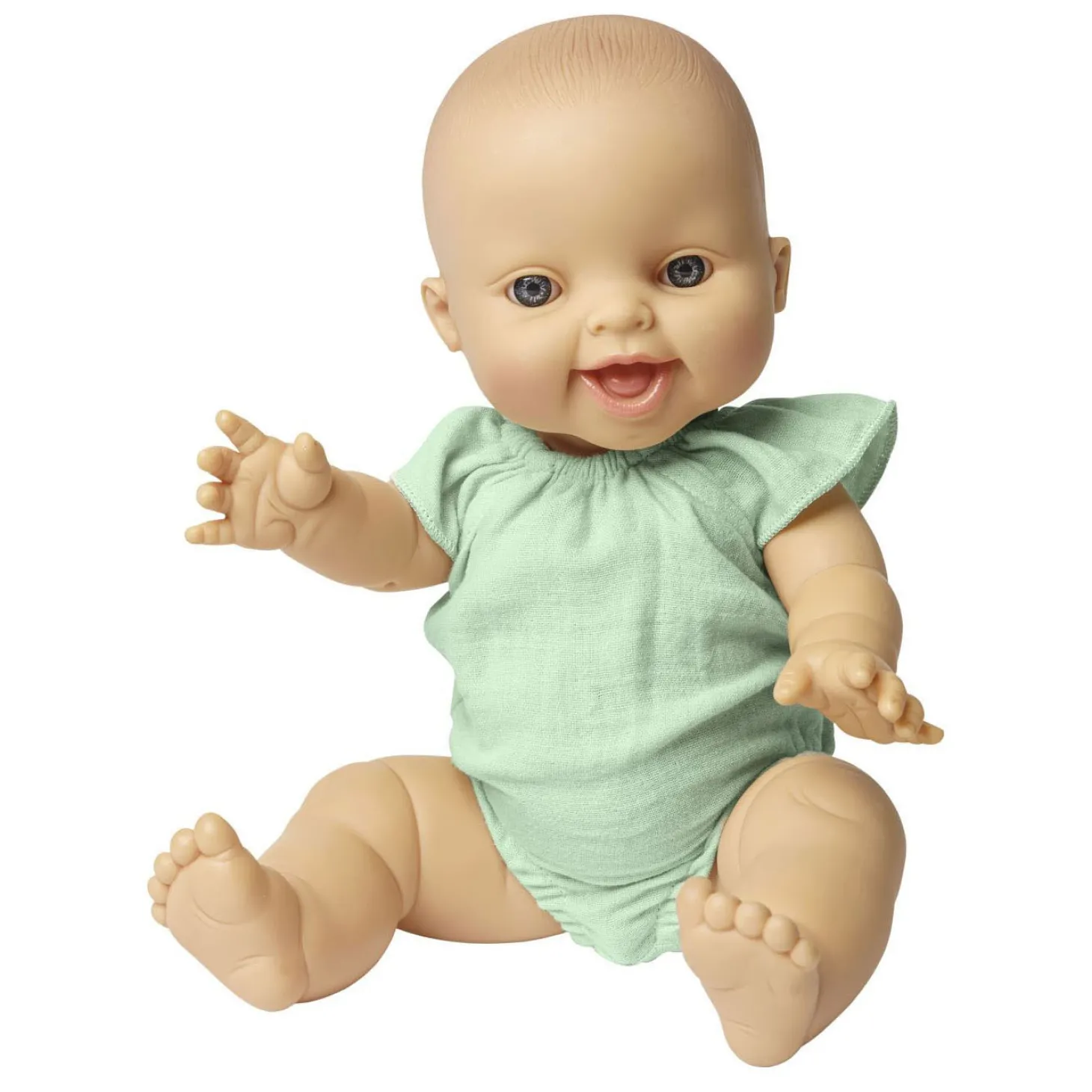 Poppenbody Mintgroen met Ruches, 28-35 cm