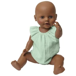 Poppenbody Mintgroen met Ruches, 28-35 cm