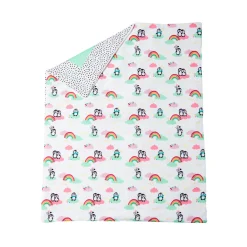 Poppendeken Pinguin met Kussen