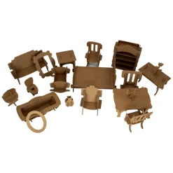 Poppenhuismeubels om te Versieren - 20st.