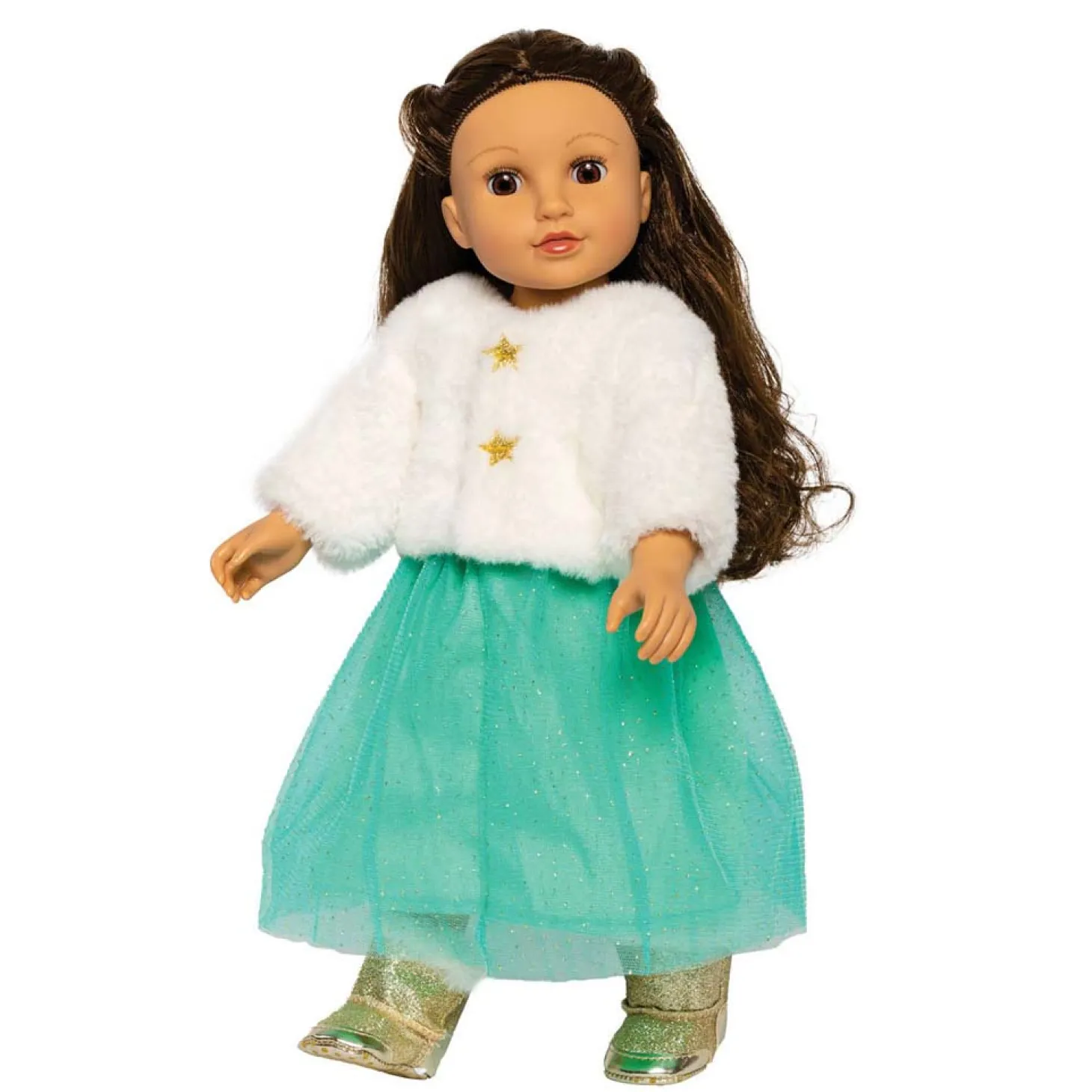 Poppenjasje Pluche met Rokje, 35-45 cm