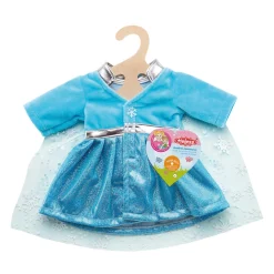 Poppenjurk IJsprinses met Cape, 28-35 cm
