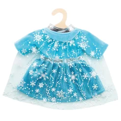 Poppenjurk IJsprinses met Cape, 28-35 cm