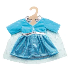 Poppenjurk IJsprinses met Cape, 28-35 cm
